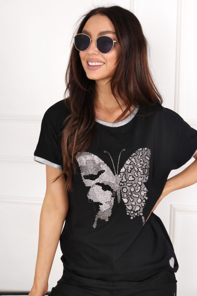 Damska Bluzka Butterfly