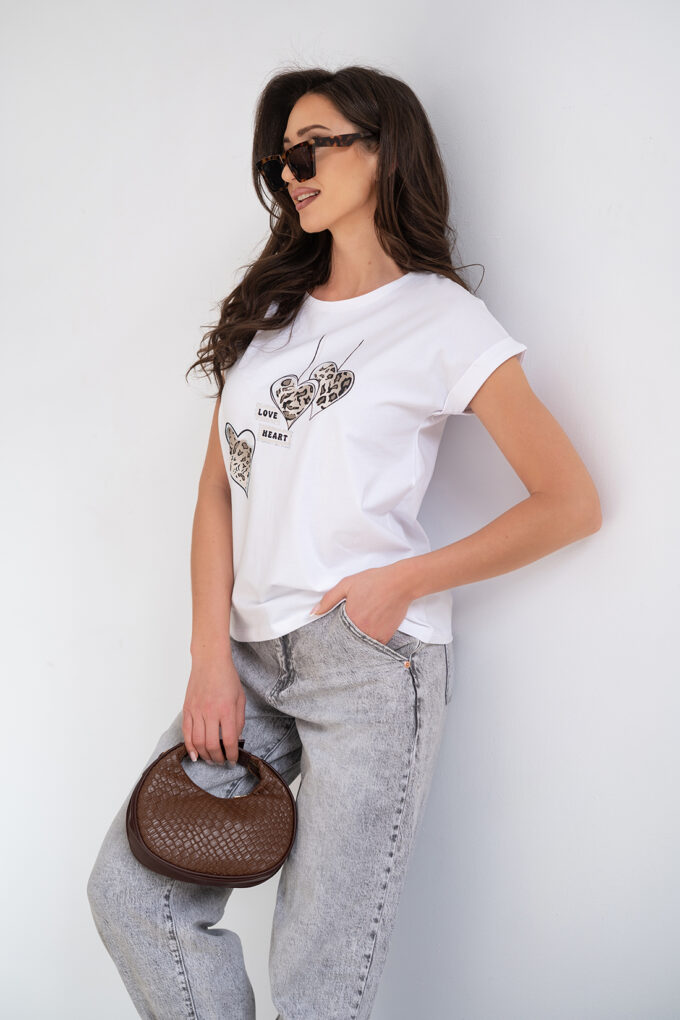 Bluzka Damska Serduszka