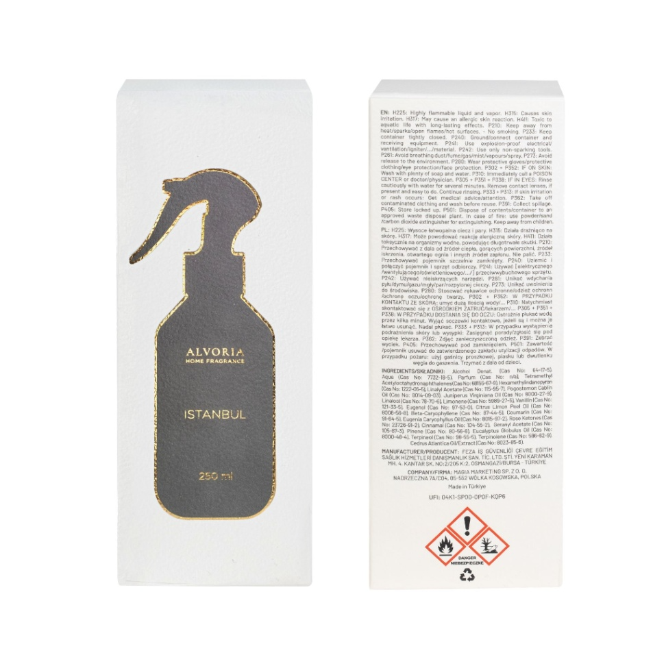 Istanbul - Spray do domu Alvoria 250ml - obrazek 2