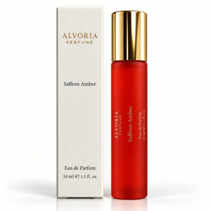 Saffron Amber Alvoria - perfumy premium 33 ml